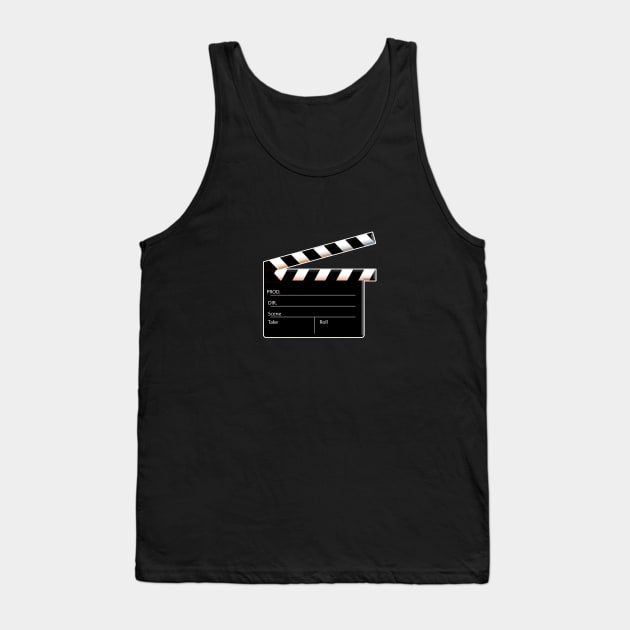 Clapperboard Tank Top by vixfx